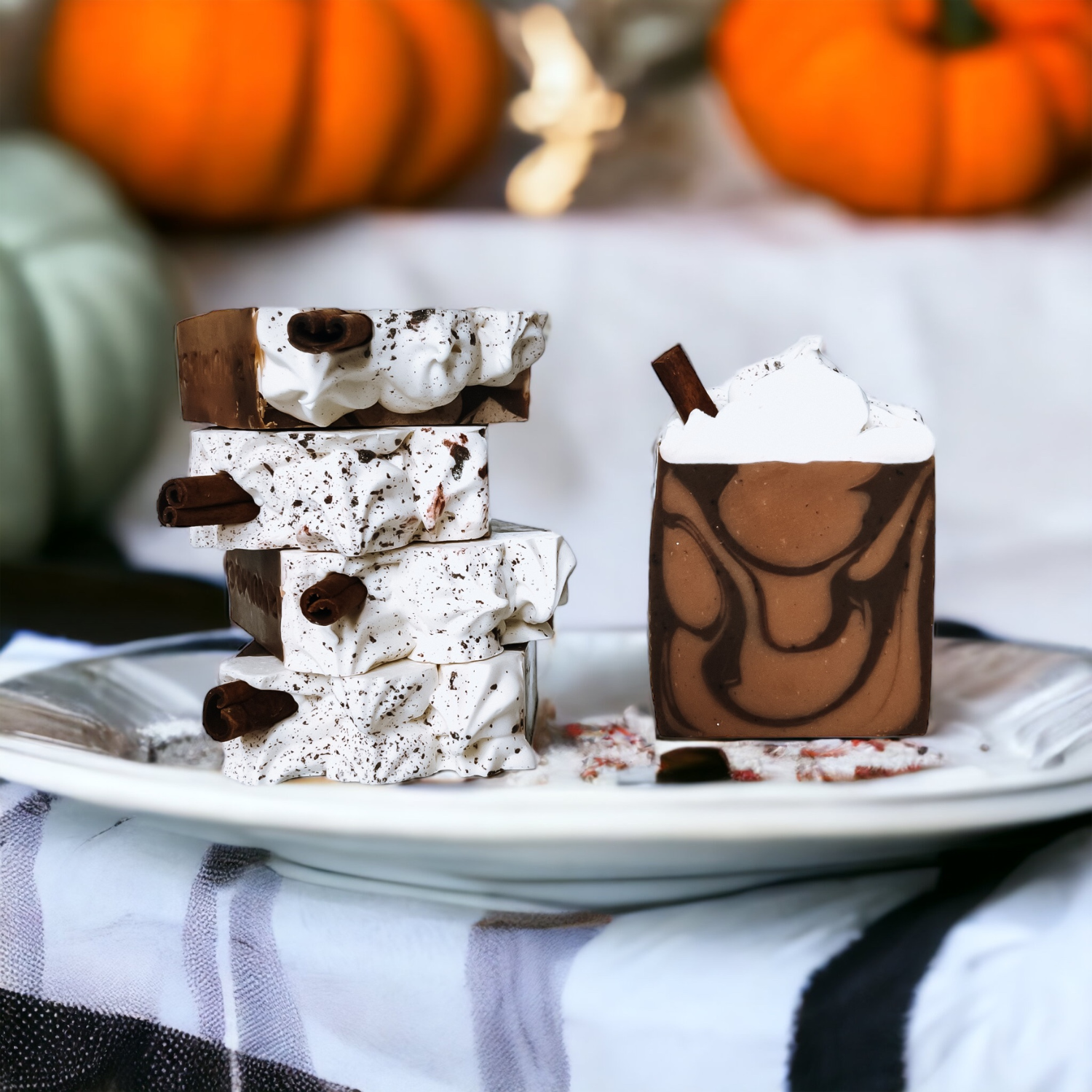 pumpkin spice latte | with fresh ground coffee and organic cacao