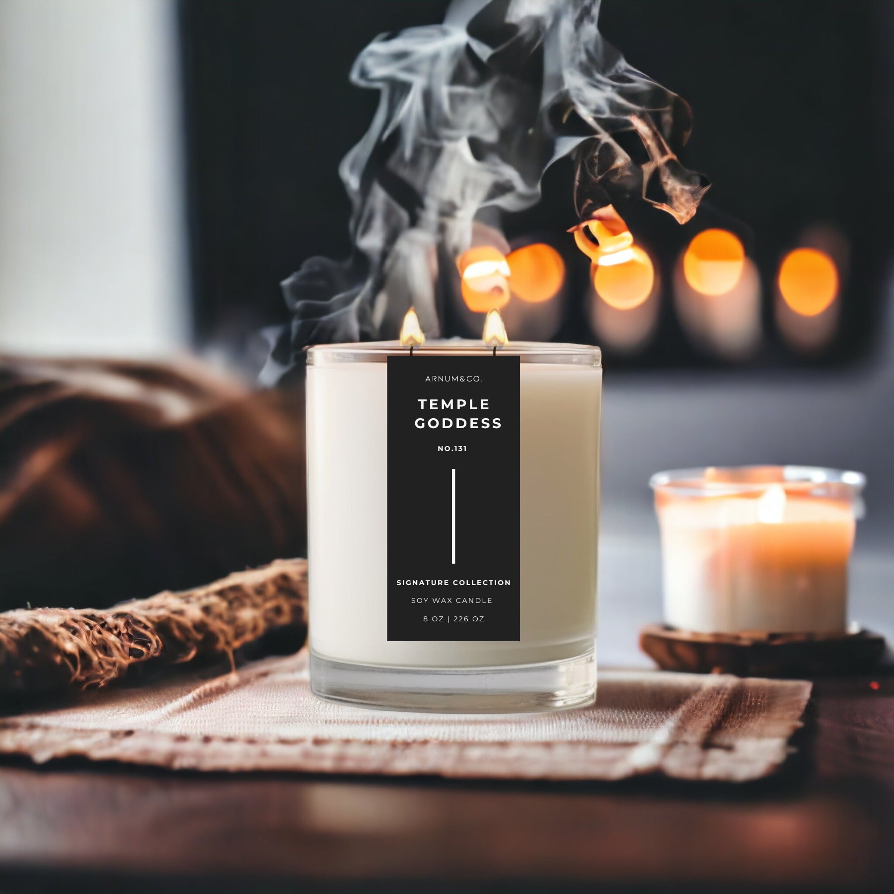temple goddess | soy wax candle