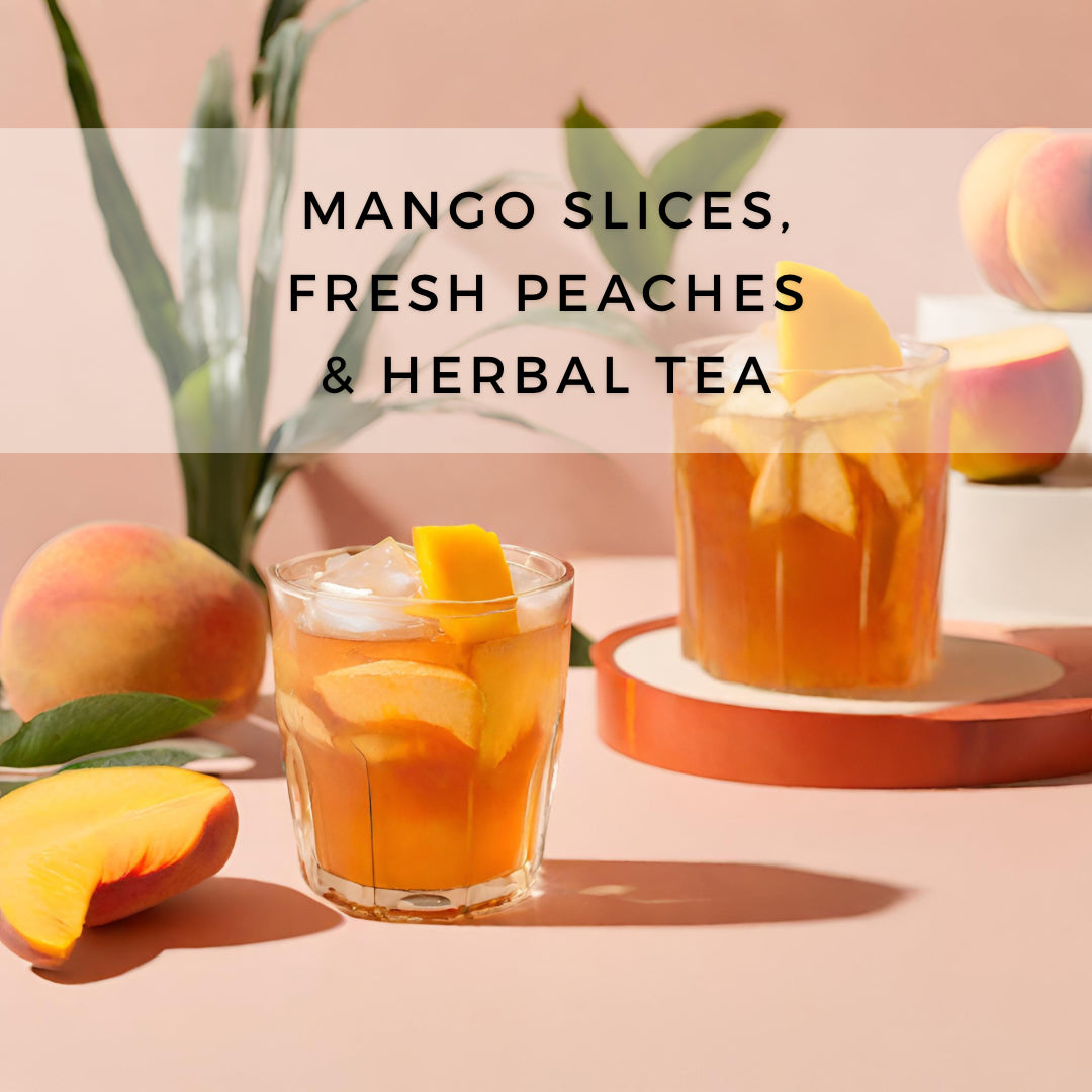 mango peach iced tea | soy wax candle